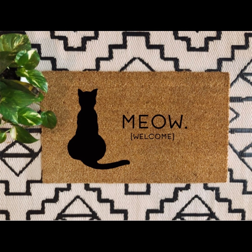 MEOW WELCOME DOORMAT